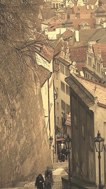 Ancient Street, Prague, Czech Republic
