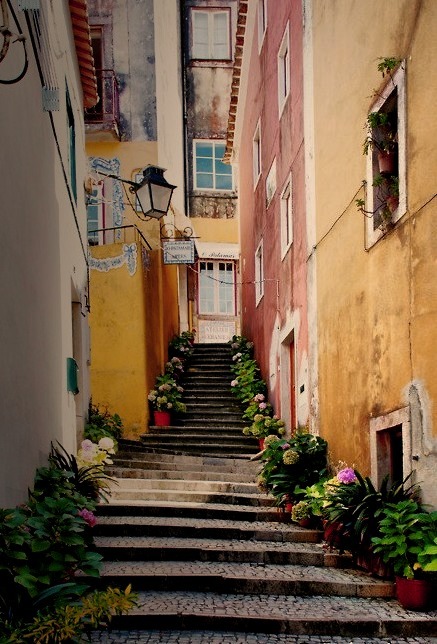 Side Street,  Lisbon, Portugal