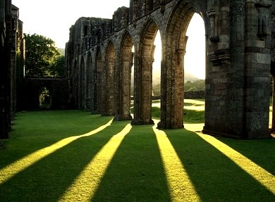 Shadows, Llanthony Priory, Wales 