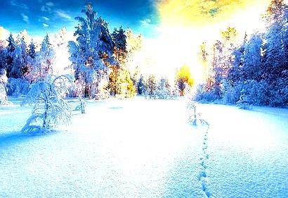 Snow Sunset, Finland