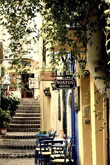 Sidewalk Cafe, Chania Greece