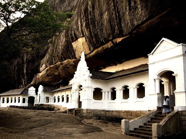 Rock Cave Temple in Dambulla, Sri Lanka