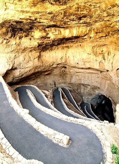 Carlsbad Caverns Entrance in New Mexico, USA