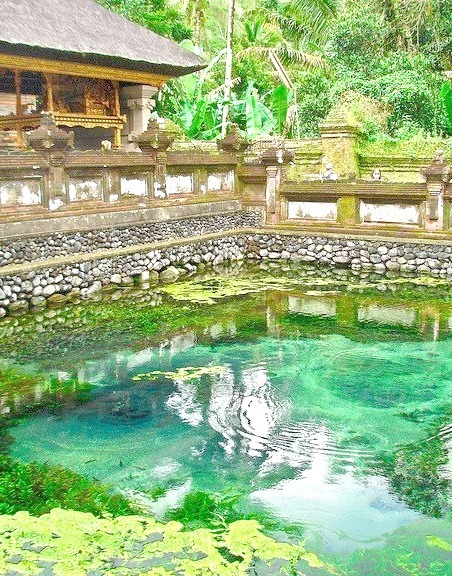 Tampak Siring Temple, holy spring water temple in Bali, Indonesia