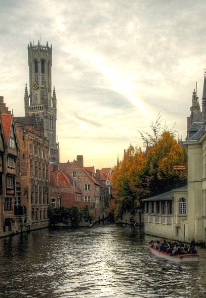 Autumn in Bruges, Belgium